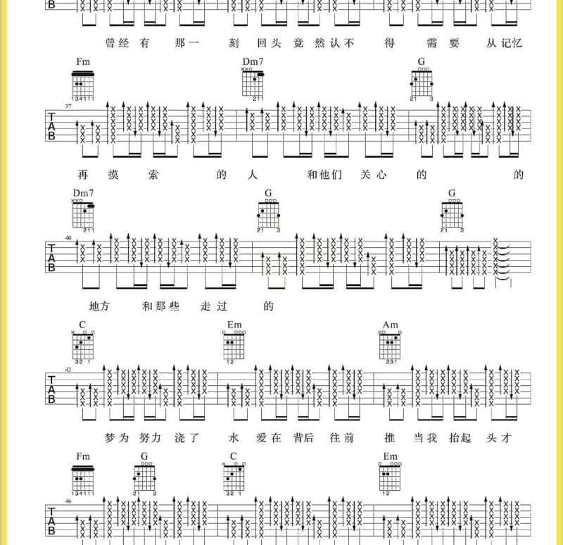 《I believe》吉他谱_孙楠