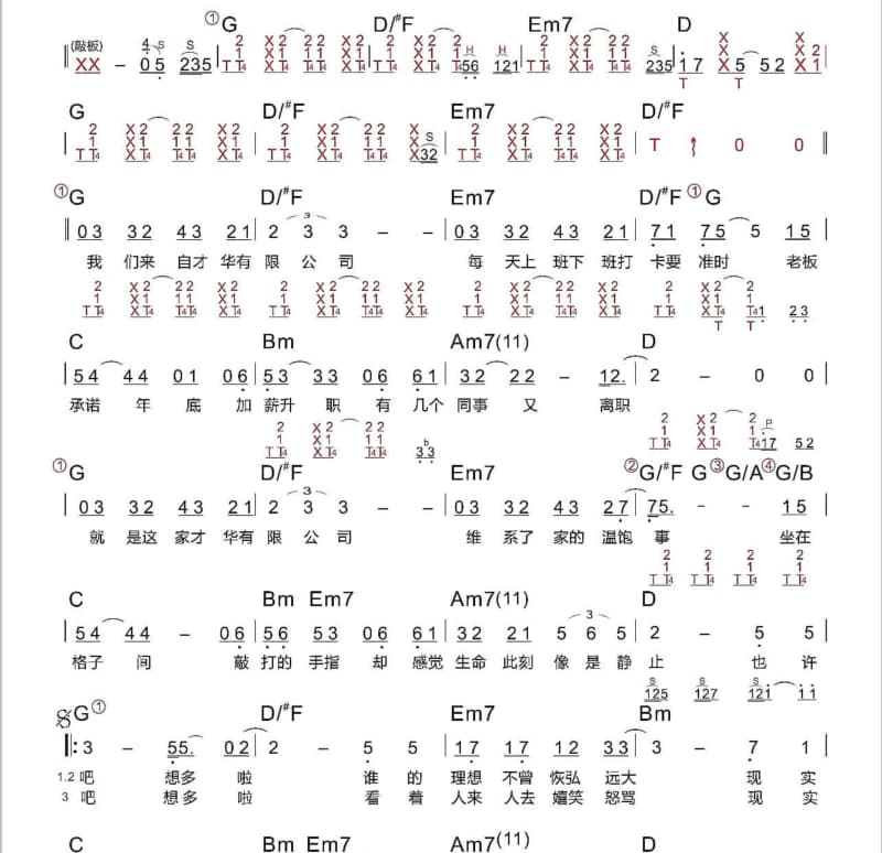《老厨房》吉他谱_汤非