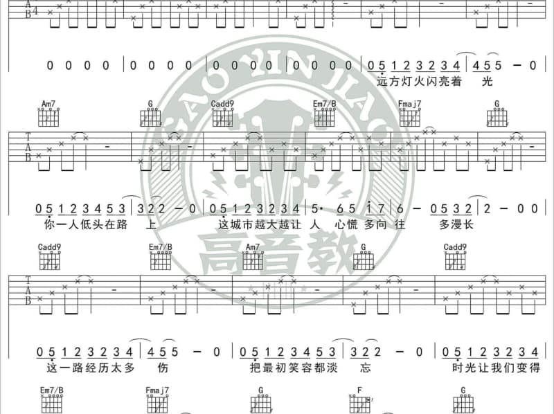 《你是我最好的兄弟》吉他谱_贾富营