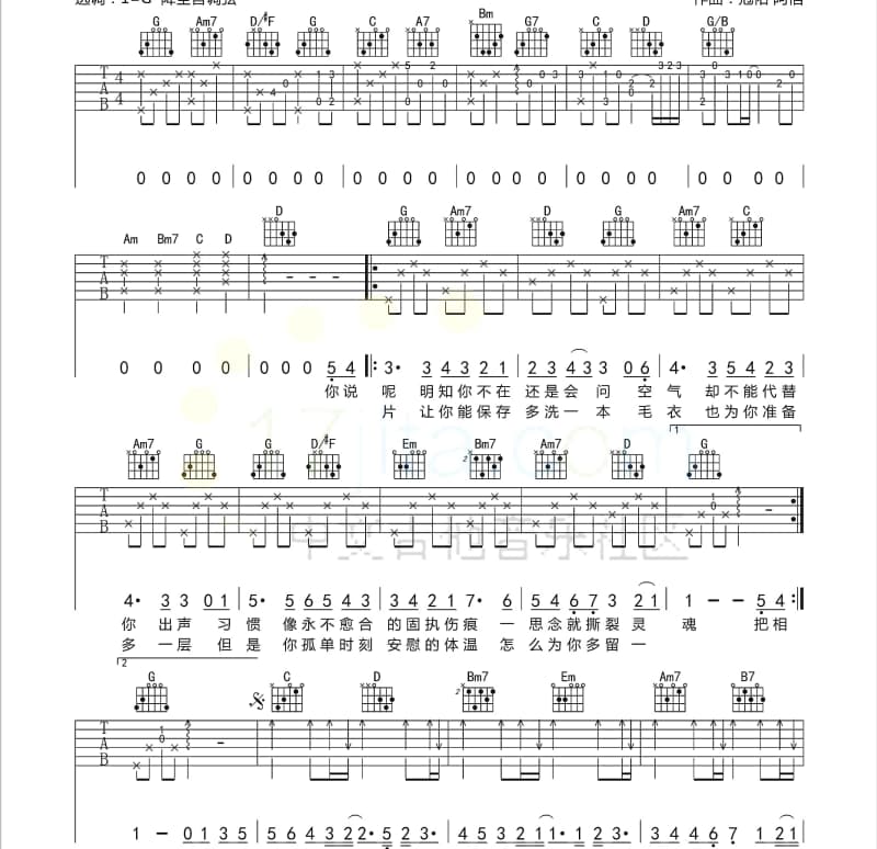《水蓝色眼泪》吉他谱_田丰