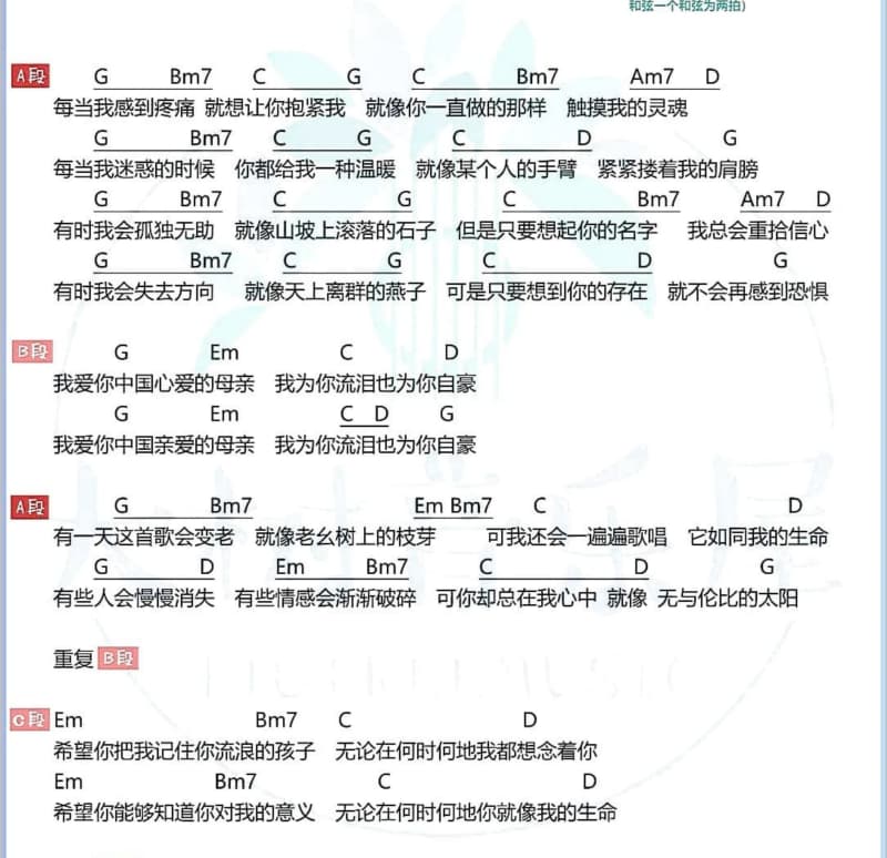 《张开青春的翅膀》吉他谱_田丰