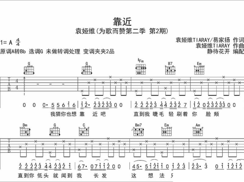 《好朋友的祝福》吉他谱_安东