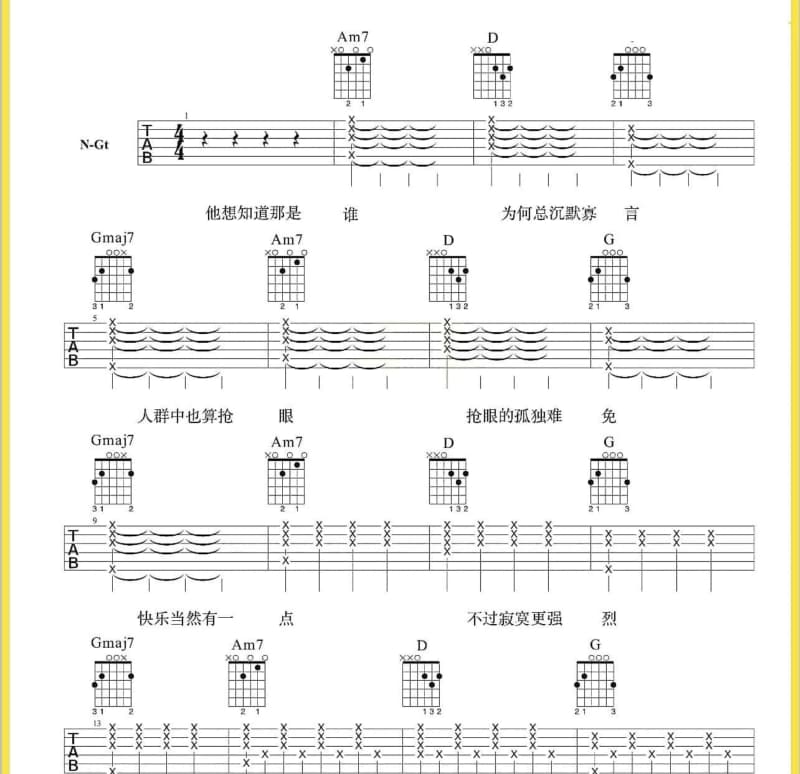 《亲爱的你有没有爱过我》吉他谱_王东阳