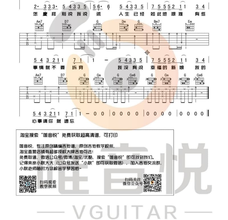 《边关月》吉他谱_王宏伟