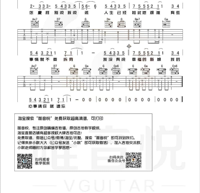 《草原牧歌》吉他谱_王宏伟