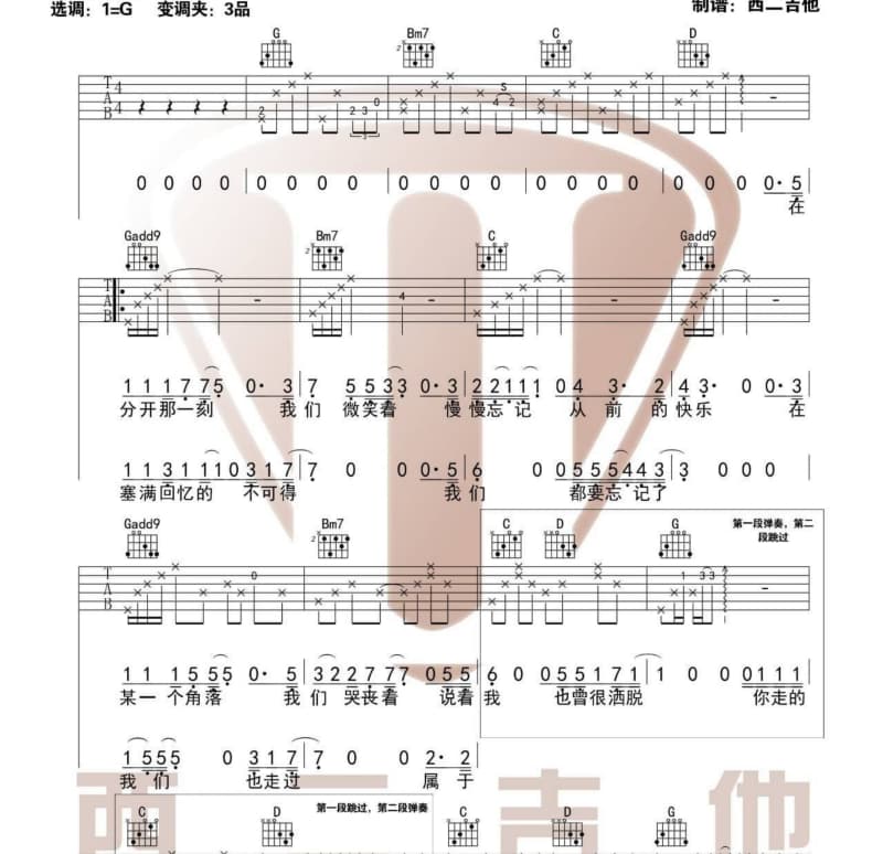 《小猫》吉他谱_王继阳
