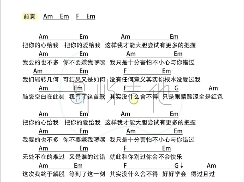 《有梦想就行动》吉他谱_剑鸿