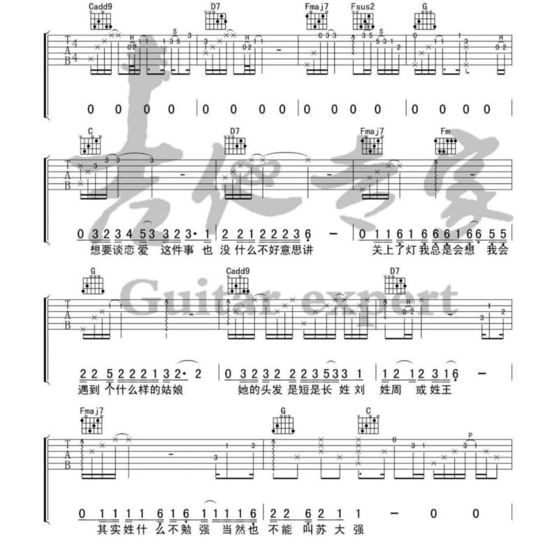 《记念》吉他谱_王雷