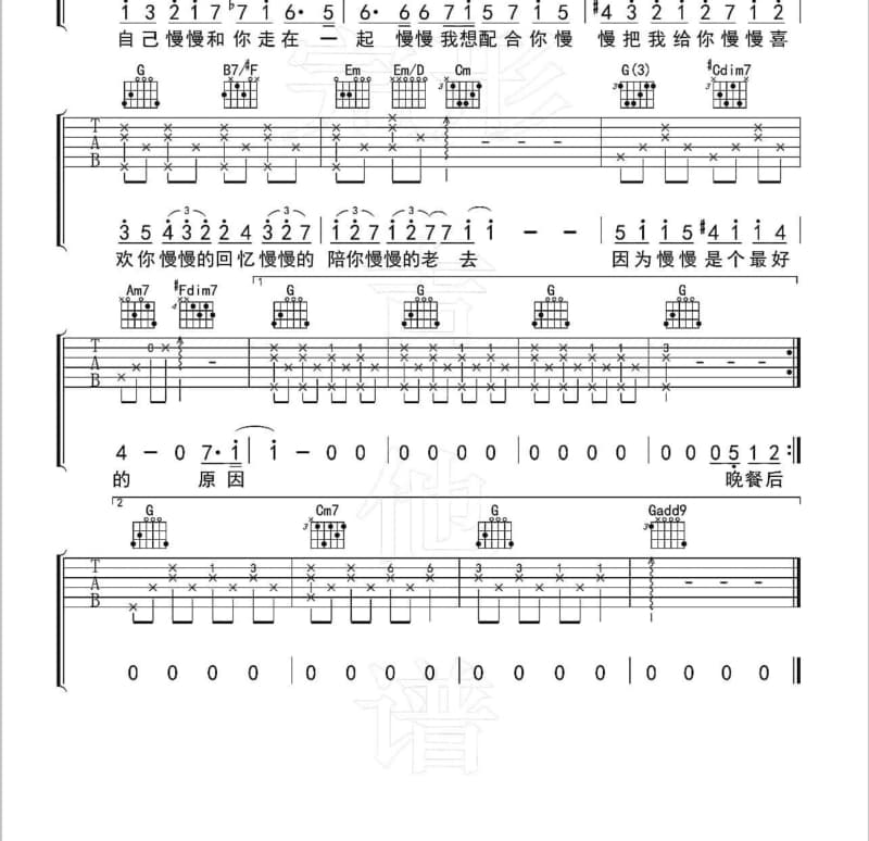 《祝福你我的朋友》吉他谱_王琪