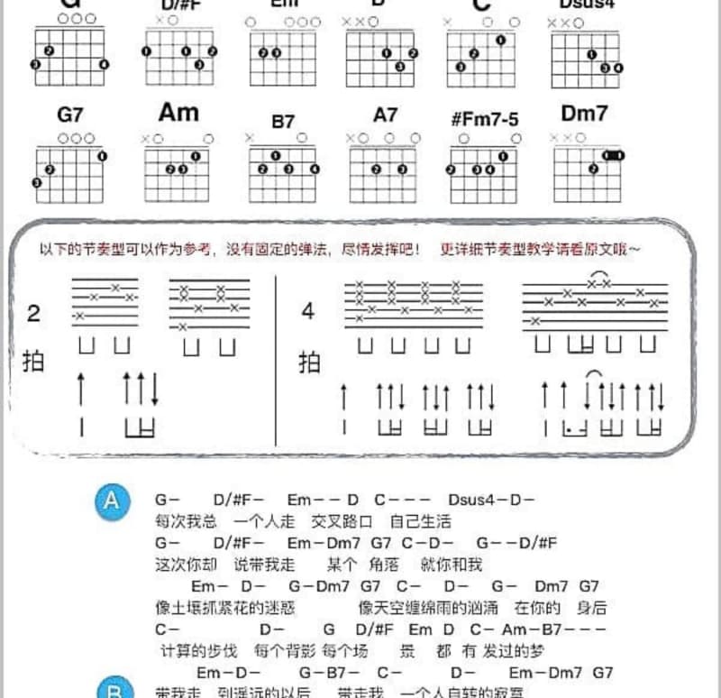 《第一滴泪》吉他谱_王恰恰