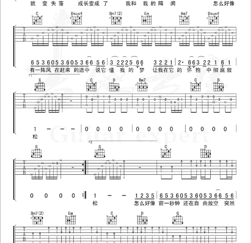 《三万公里的孤单》吉他谱_王小帅