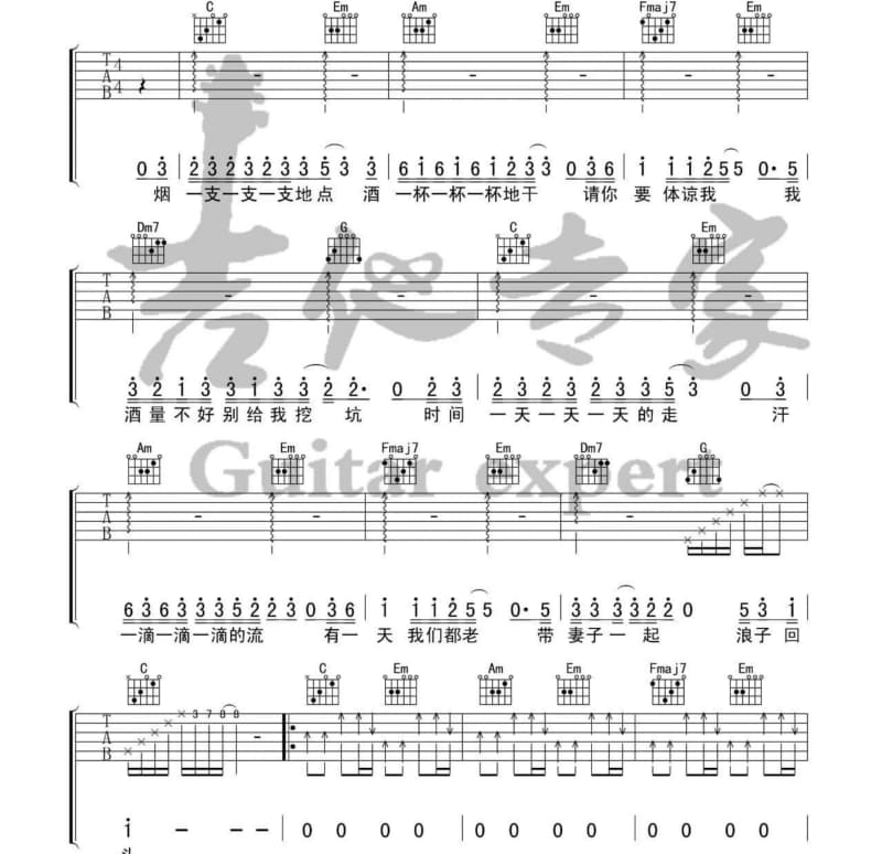《Champ》吉他谱_王以太