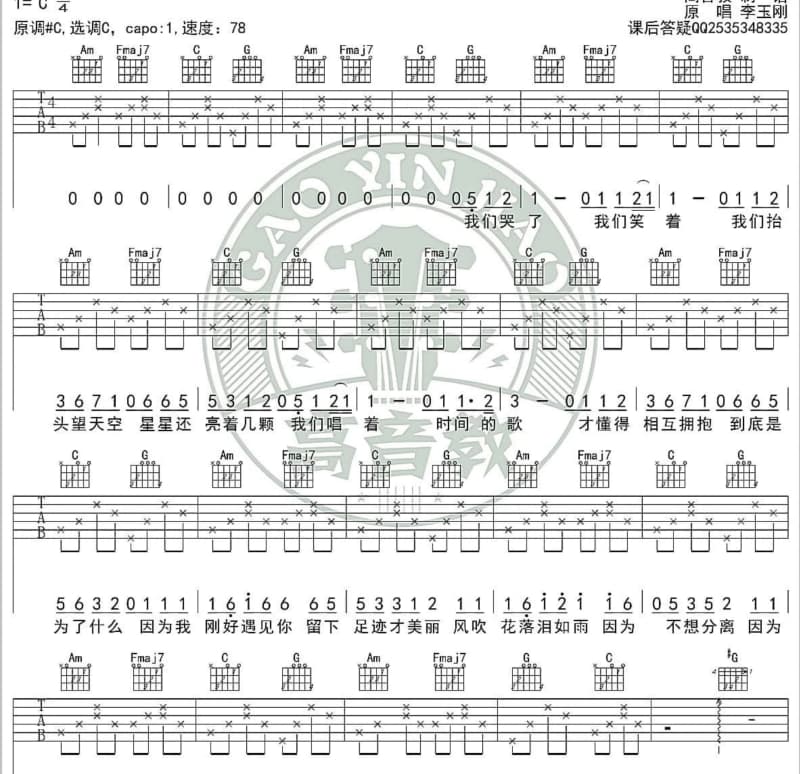《过把瘾》吉他谱_王志文