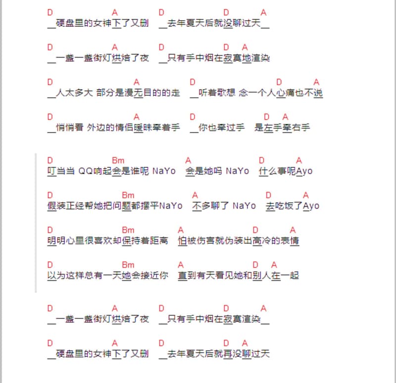 《Lady Lady》吉他谱_魏晨
