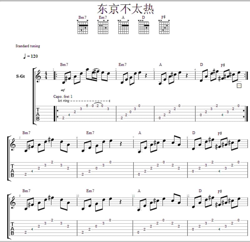 《My Eyes》吉他谱_魏晨