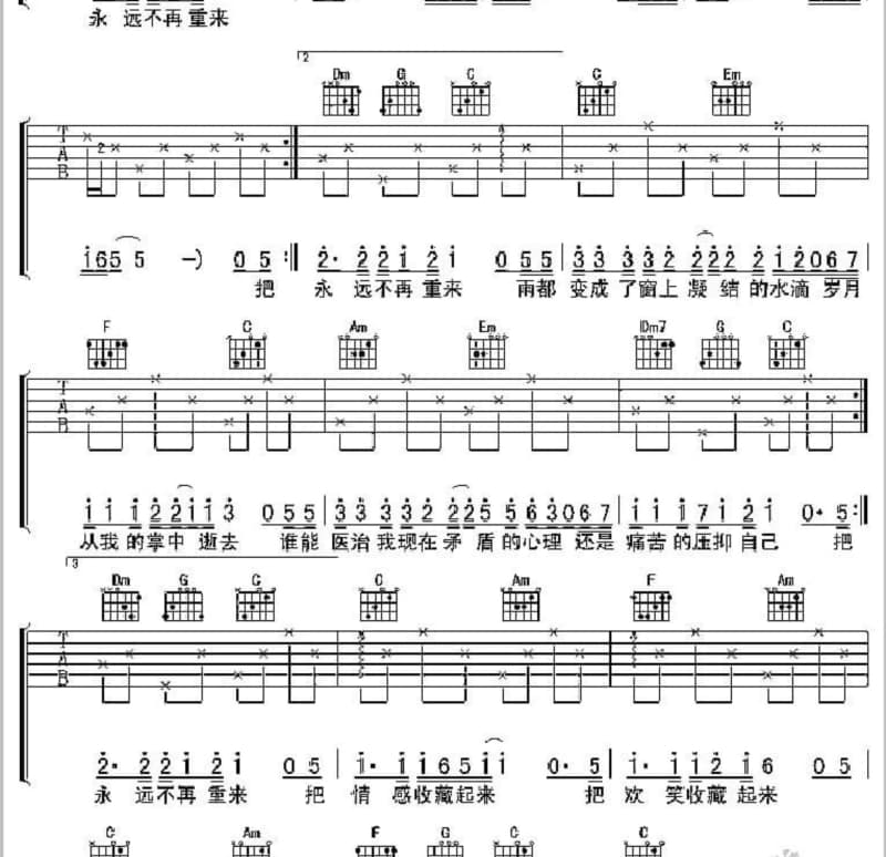 《EMO星期六》吉他谱_西奥Sio