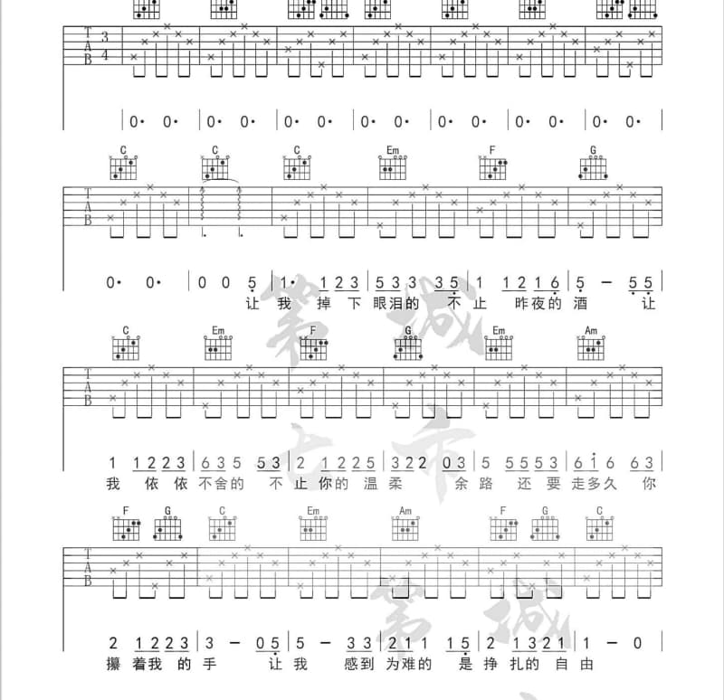 《BOY》吉他谱_西瓜Kune