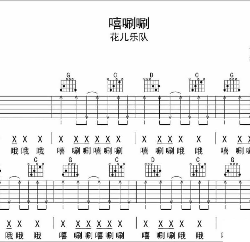 《沙茶酱之歌》吉他谱_西瓜Kune