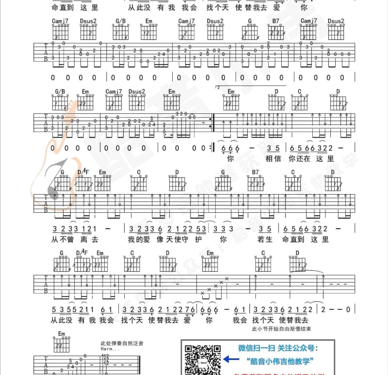 《邂逅丽江》吉他谱_肖巢