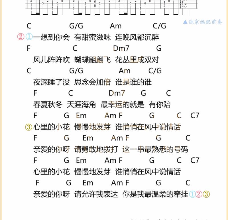 《你是我的树头》吉他谱_萧闳仁