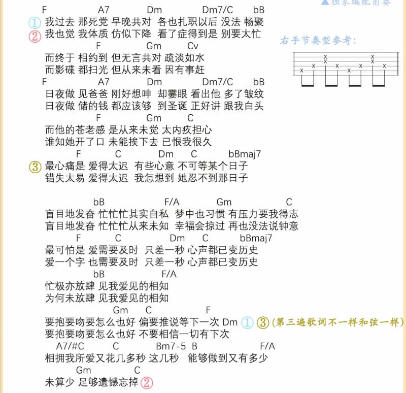 《逆风飞行》吉他谱_萧闳仁
