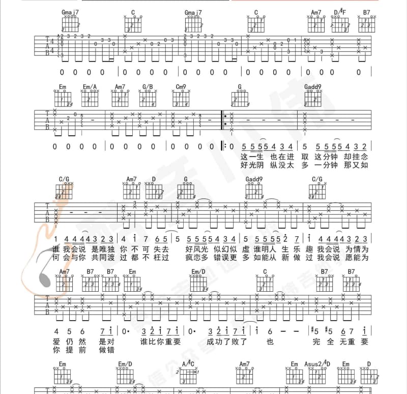 《Yes you will》吉他谱_萧煌奇