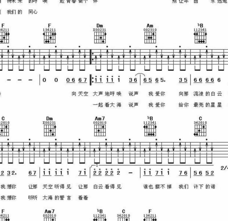 《你的回忆里是否还有我》吉他谱_笑天