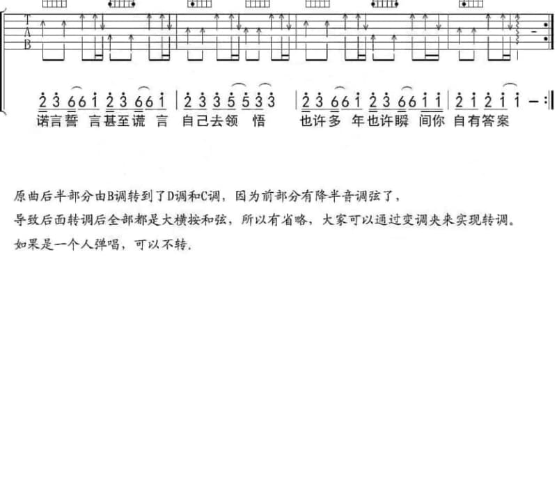 《好不容易》吉他谱_星弟