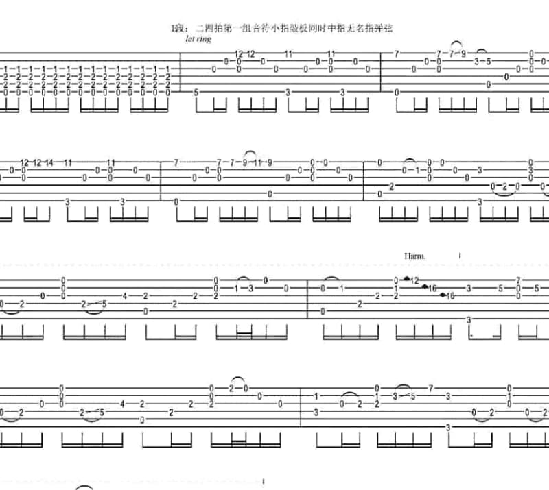 《蓝瘦香菇》吉他谱_兴子