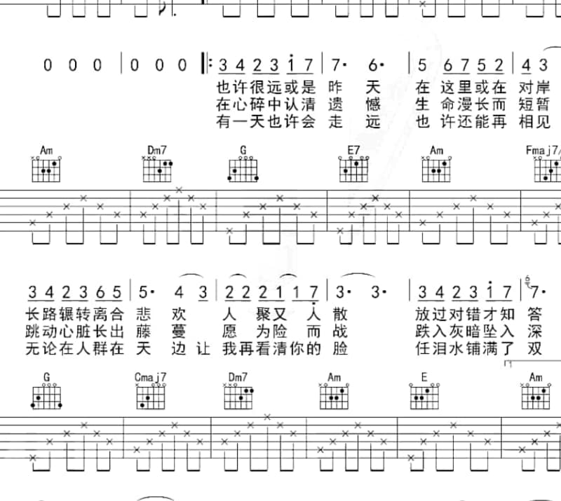 《兄弟的事就是我的事》吉他谱_熊大