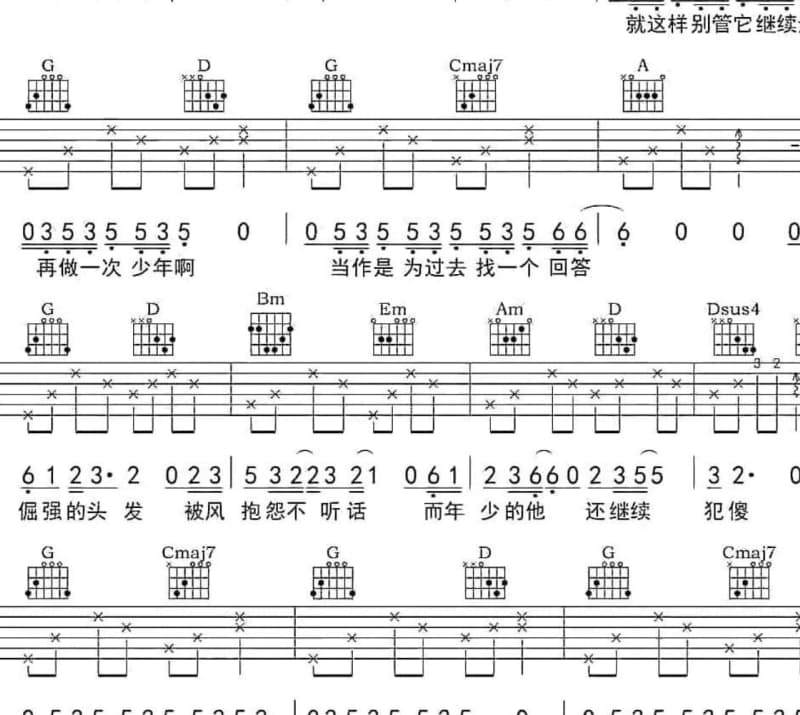《浮沉之上》吉他谱_徐炳超