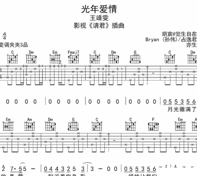《女儿红》吉他谱_徐潮城