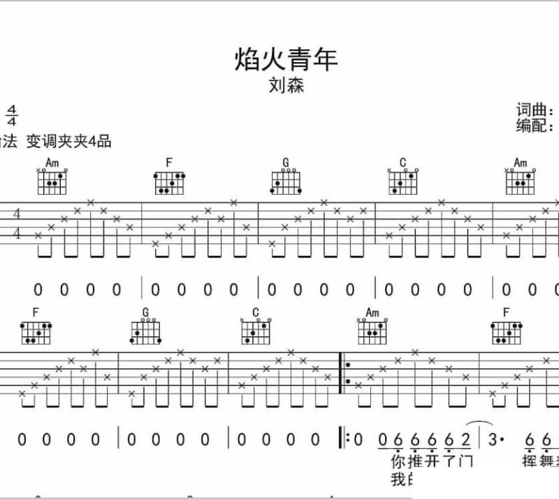 《你的泪湿了我的心》吉他谱_徐志强