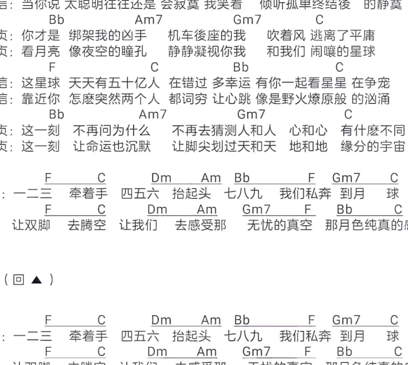 《@所有人》吉他谱_许歌淳一