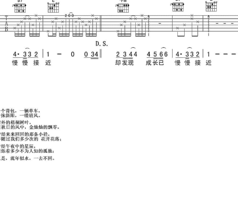 《天梯》吉他谱_薛岳
