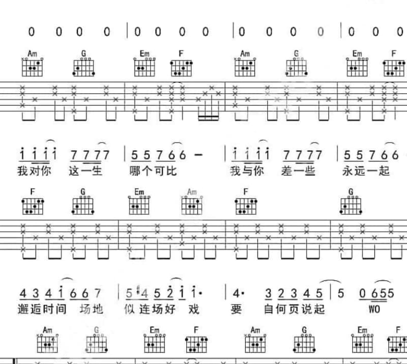 《星河之役》吉他谱_薛之谦