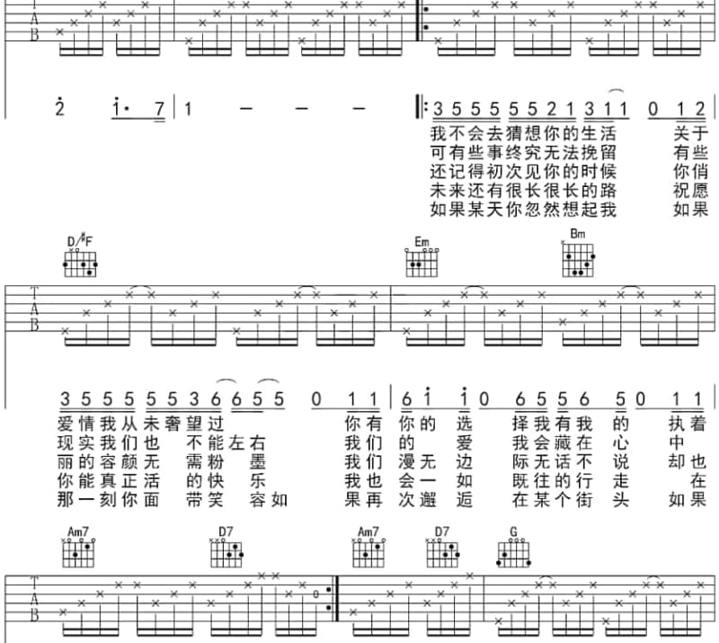 《玛布山》吉他谱_亚东