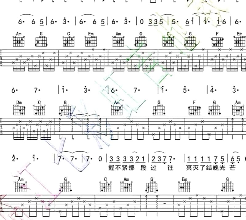 《过季的风》吉他谱_扬科YANGK