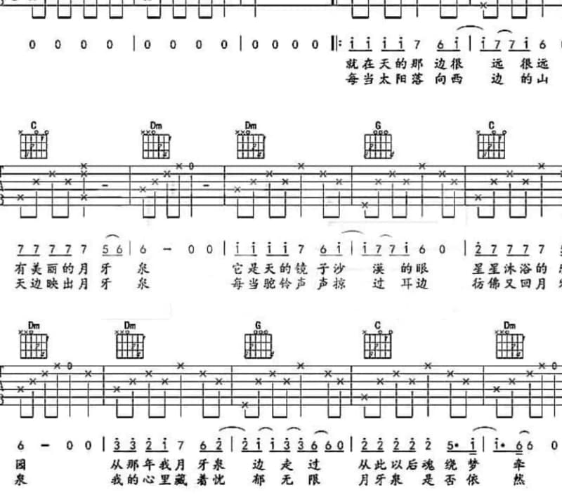 《珍惜身边人》吉他谱_杨浩龙
