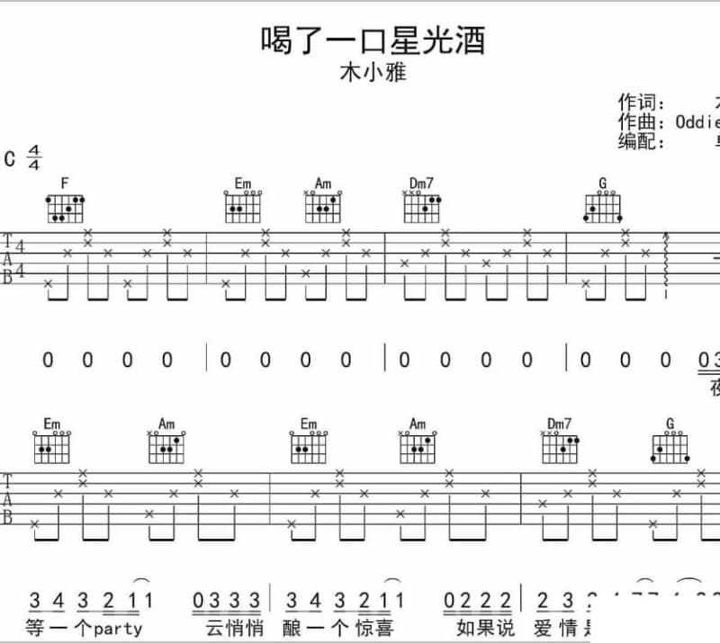 《城》吉他谱_杨坤