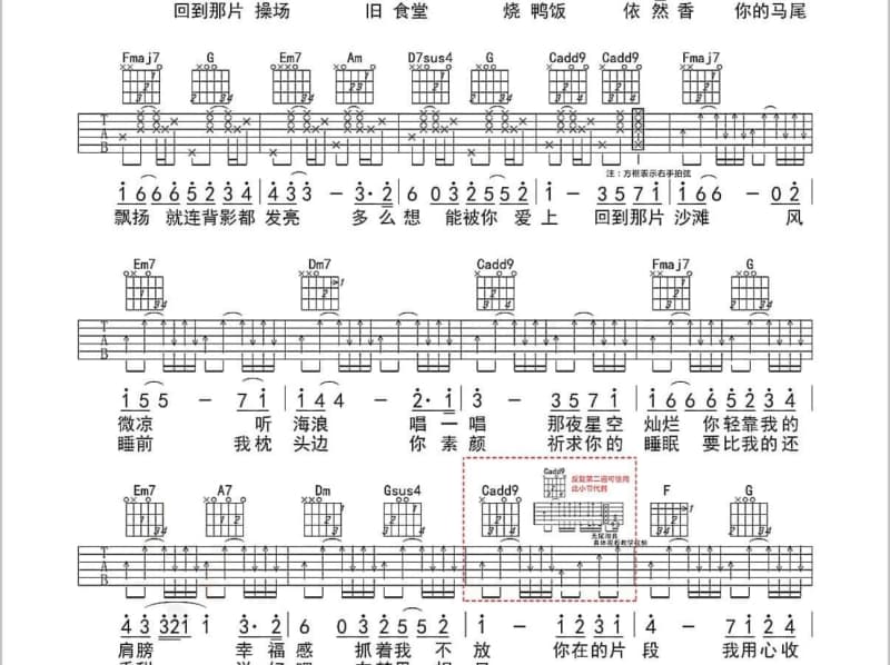 《中国美中国梦》吉他谱_杰歌