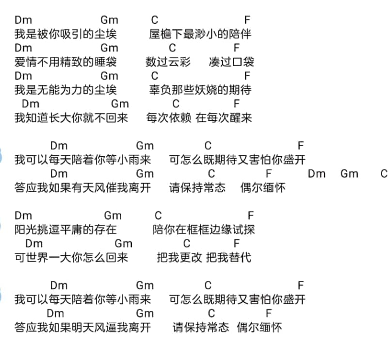 《999朵玫瑰》吉他谱_杨文华