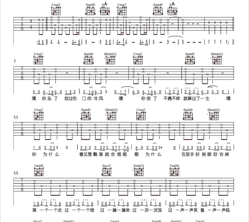 《白度母心咒》吉他谱_印能法师