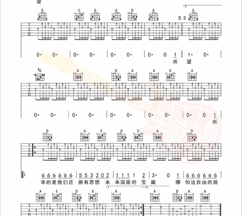 《观世音菩萨甘露咒》吉他谱_印能法师
