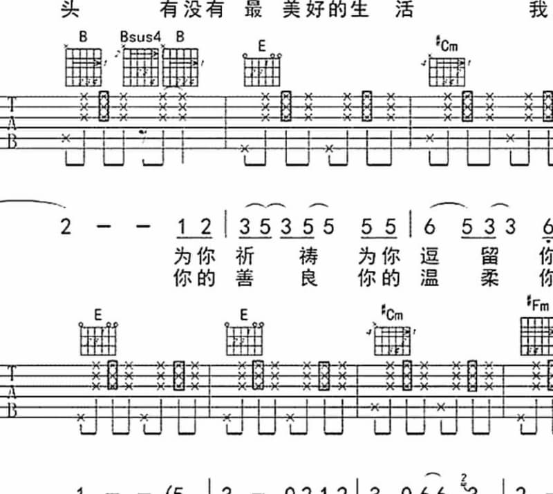 《把你忘了》吉他谱_咏咏