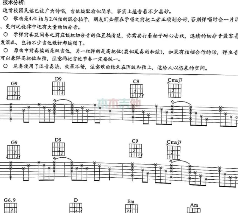 《每一个孩子都是天使》吉他谱_优秀少年好好