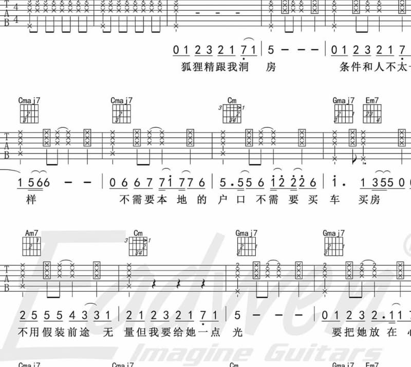 《活着再见》吉他谱_Mc楚新