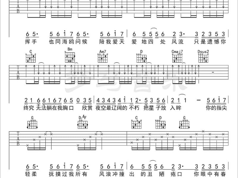 《DISCO》吉他谱_金润吉