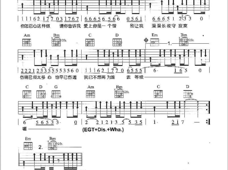 《Stay With Me》吉他谱_金润吉