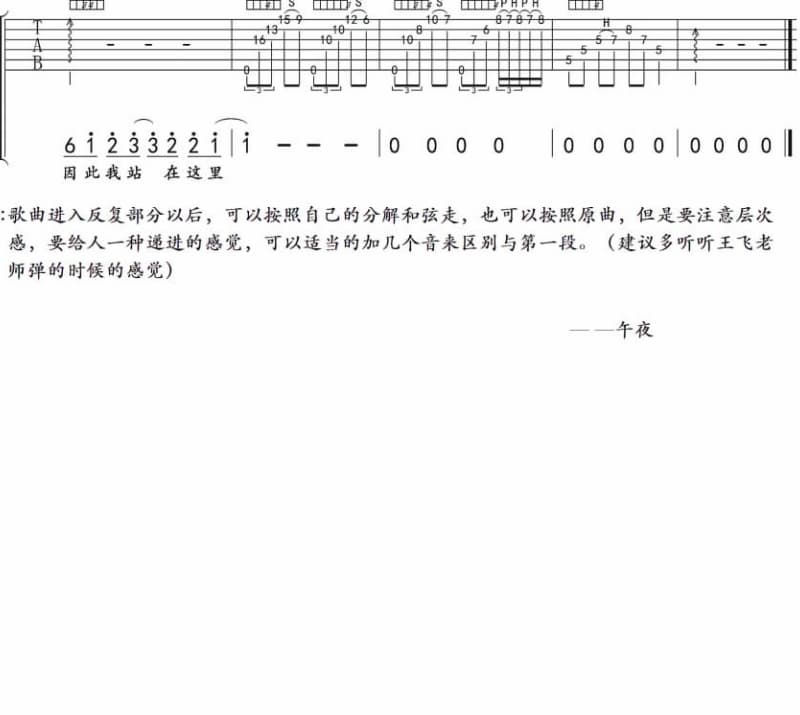 《梦中的妈妈原唱完整版》吉他谱_云飞